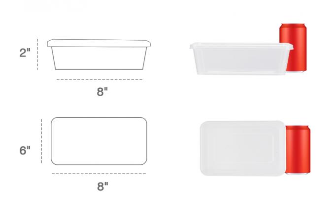 25oz 1 Compartment Meal Prep Containers 150 Packs, 150 Pieces Containers And 150 Pieces Lids 1