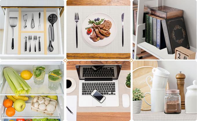 Shelf Liners for Kitchen Cabinets, Shelf Liner, Drawer Liner, 12 Inch x 25 FT(300 Inch), Cabinet Liner Non Adhesive 6