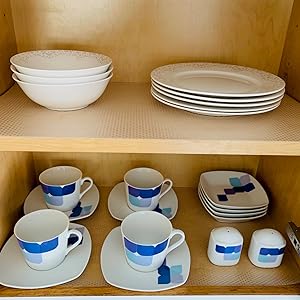 Non-Slip Shelf Liner, EVA Kitchen Liner, Non-Adhesive Liner, Original Smooth Shelf Liner, Durable Strong Grip Liner 1