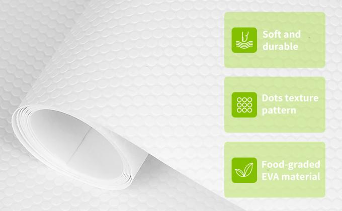 Shelf Liner Kitchen Cabinet Drawer Mats 11.8 Inch Wide X 13 Feet Long, Non Adhesive EVA Plastic Washable 1