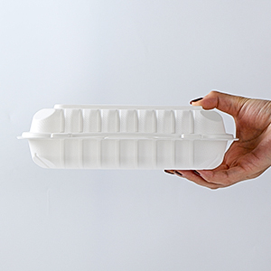 Clamshell Food Containers, Shrink Wrap 50 Pack 9 X 6 Inch 28 OZ Plastic Hinged To Go Containers Microwave Freezer 0