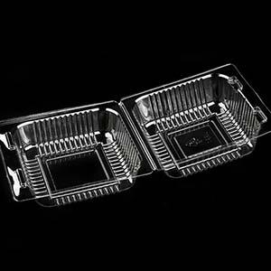 4 Individual Cake Slice Containers