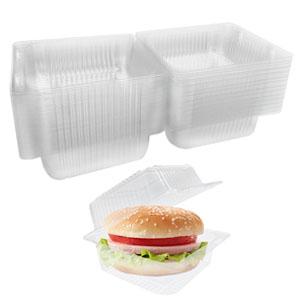 Square Hinged Food Container,Plastic Take Out Containers,Disposable Clamshell Food Containers For Salads,Pasta 1