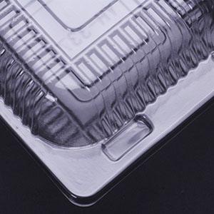 Square Hinged Food Container,Plastic Take Out Containers,Disposable Clamshell Food Containers For Salads,Pasta 3