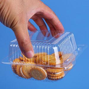 Square Hinged Food Container,Plastic Take Out Containers,Disposable Clamshell Food Containers For Salads,Pasta 4