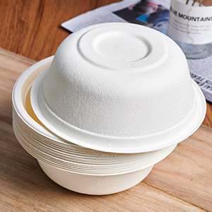 12 Oz Paper Bowls, Disposable Compostable Bowls, Biodegradable Soup Bowls Made Of Natural Bagasse, Eco-Friend 0