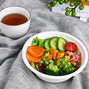 12 Oz Paper Bowls, Disposable Compostable Bowls, Biodegradable Soup Bowls Made Of Natural Bagasse, Eco-Friend 2