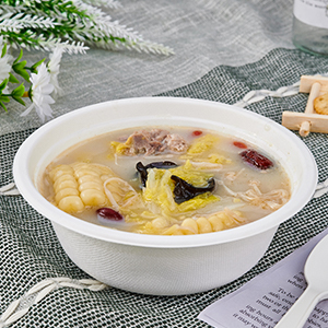 12 Oz Paper Bowls, Disposable Compostable Bowls, Biodegradable Soup Bowls Made Of Natural Bagasse, Eco-Friend 3