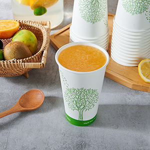 16 Oz Compostable Cups, Biodegradable Disposable Paper Cups With PLA Lined, Eco-Friendly Paper Coffee Cups For Party 2