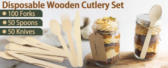 wooden cutlery set