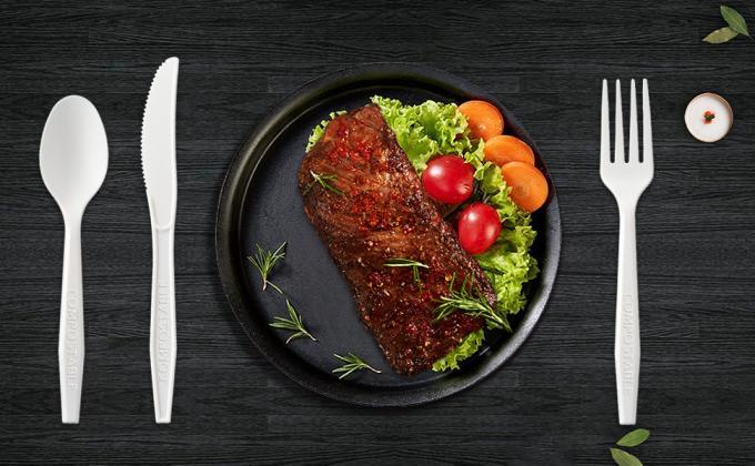 Knives Forks Spoons Utensils, Heavyweight HeavyDuty Flatware Is Eco Friendly Products Lounge Party Wedding BBQ 0