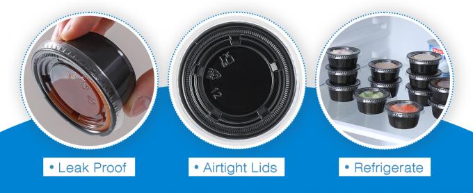 Portion Cups With Lids, Mini Containers For Portion Controll, Jello Shots, Meal Prep, Sauce Cups, Slime, Condiment 2