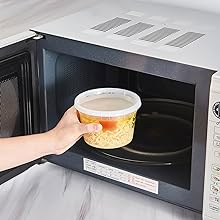 [48Set - 16oz.] Plastic Deli Food Storage Containers With Lids Disposable togo for soup