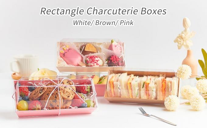 Charcuterie Boxes with Clear Lids
