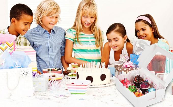 White Bakery Boxes With Window, 9x6x3 Inch, For Pastry, Dessert, Pies Packaging, Great For Birthday Party, 30 Pack 0