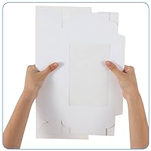 White Bakery Boxes With Window, 9x6x3 Inch, For Pastry, Dessert, Pies Packaging, Great For Birthday Party, 30 Pack 4