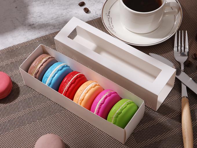 Macaron Boxes, Macaron Gift Box For 12 (Interior Measurement 7.3×4.2 ×1.9 Inches), Macaron Packaging Boxes 0