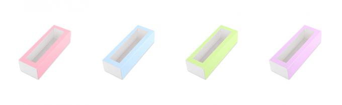 Macaron Boxes, Macaron Gift Box For 6, Macaron Packaging Boxes With Clear Window, Blue Macaron Gift Boxes 0