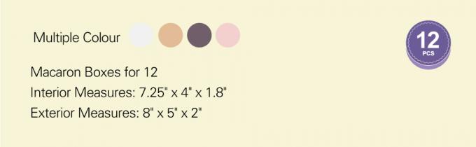 Macaron Packaging Boxes With Clear Window Gold Without Macarons Inside Rose Gold gift box packaging, sustainable 0