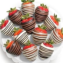 Bakery Boxes With Window 16" X 6.5" X 3", Cookie Boxes, Auto-Popup Long Treat Boxes For Cookies, Strawberries 2