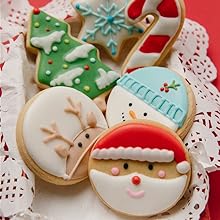 Bakery Boxes With Window 16" X 6.5" X 3", Cookie Boxes, Auto-Popup Long Treat Boxes For Cookies, Strawberries 3