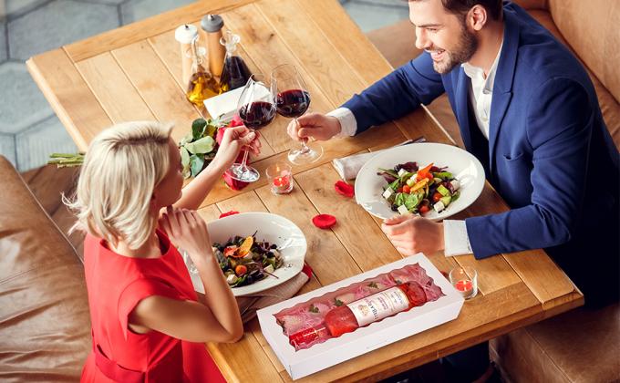 Bakery Boxes With Window 16" X 6.5" X 3", Cookie Boxes, Auto-Popup Long Treat Boxes For Cookies, Strawberries 6