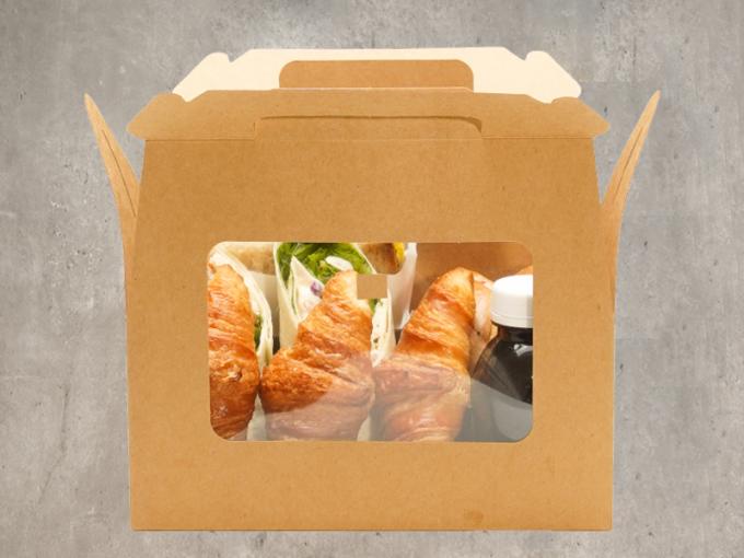 Large Gable Boxes Treat Boxes With Window, Gift Boxes Food-Grade Boxes Food Bakery Boxes For Birthday Wedding 2