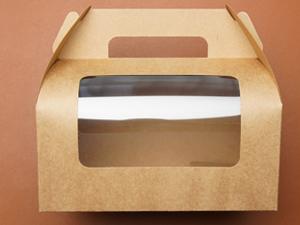 Large Gable Boxes Treat Boxes With Window, Gift Boxes Food-Grade Boxes Food Bakery Boxes For Birthday Wedding 10