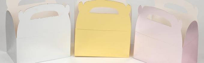 Treat Boxes - Candy Gable Boxes For Party Favors, Birthday, Wedding, Baby Shower (Rose Gold, 6.2x3.5x3.6 In) 3