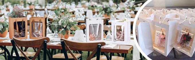 Bags With Window 10x7x5 Gift Bags For Mother'S Day Proposal Candy Gift, Festival Gift Packaging 1