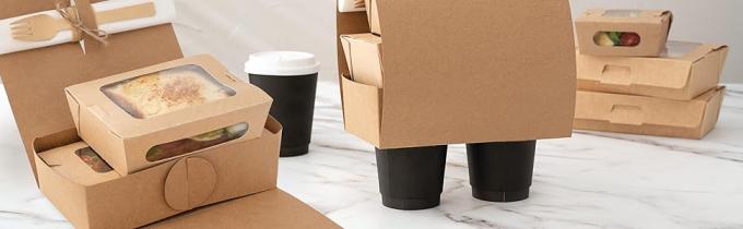 Takeaway Food Box Container For Burger Eco Friendly Custom Burger Box Packaging Box Eco Friendly Hamburger Box 3