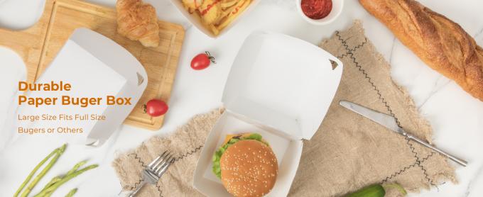 Burger Take Out Box, Disposable Clamshell Food Containers With Lids, To Go Hamburger Boxes, Clamshell Take Out 0