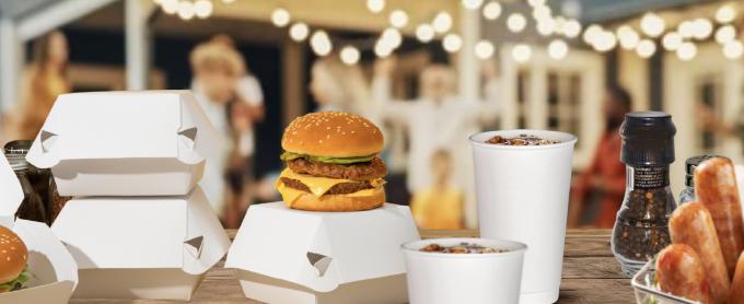 Burger Take Out Box, Disposable Clamshell Food Containers With Lids, To Go Hamburger Boxes, Clamshell Take Out 3