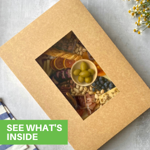 Catering Boxes-Cover With Window, Side Lock, Kraft Paper Catering Food Containers, Recyclable, Inserts Sold Sep 0