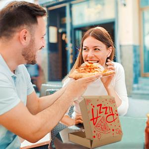 Corrugated Pizza Boxes Cardboard Boxes Take Out Containers Gift Pack Boxes Takeaway Mailing Shipping Storage Box 2