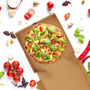 Corrugated Pizza Boxes Cardboard Boxes Take Out Containers Gift Pack Boxes Takeaway Mailing Shipping Storage Box 3