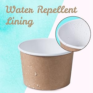 9-Oz Disposable Dessert Bowls For Hot Or Cold Food, 9-Ounce Party Supplies Treat Cups For Sundae, Frozen Yogurt 1