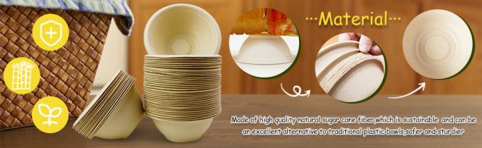 Compostable 8oz,Small Disposable Chili Bowls,Recycled Paper Bowls For Hot Soup,Ice Cream,Salad,Soup,Snack,Dessert 0