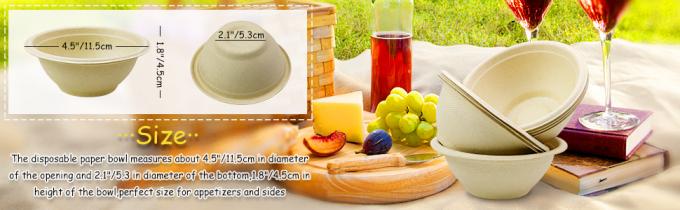 Compostable 8oz,Small Disposable Chili Bowls,Recycled Paper Bowls For Hot Soup,Ice Cream,Salad,Soup,Snack,Dessert 1