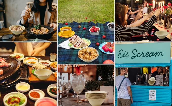 Compostable 8oz,Small Disposable Chili Bowls,Recycled Paper Bowls For Hot Soup,Ice Cream,Salad,Soup,Snack,Dessert 5