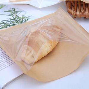 Heat-Sealable Bakery Bags Wax Paper Cookie Bags For Packaging Bag Baked Paper Bread Bags Kraft Paper Food Bags 1