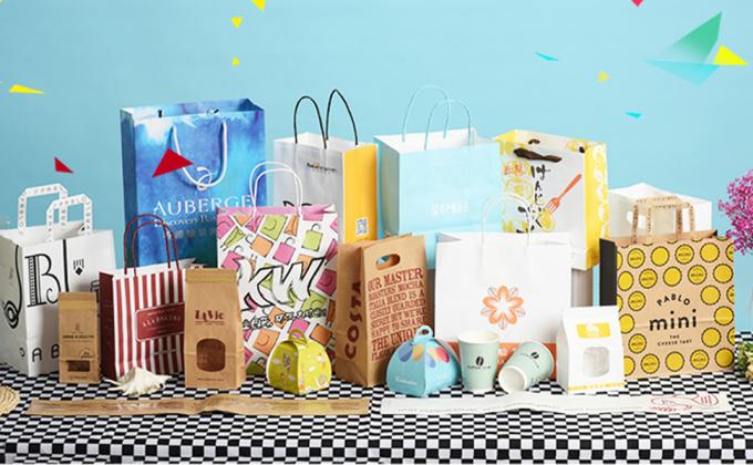 Bakery Bags With Clear Window, White Kraft Paper Cookie Bags Tin Tie Tab Lock, 3.5"X2.4"X7" Bread Sandwich Bags 1