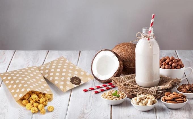 Kraft Paper Bags Flat Greaseproof Paper Bags Greaseproof Envelopes, Paper Snack Bags Cookie Bags Popcorn Bag 2