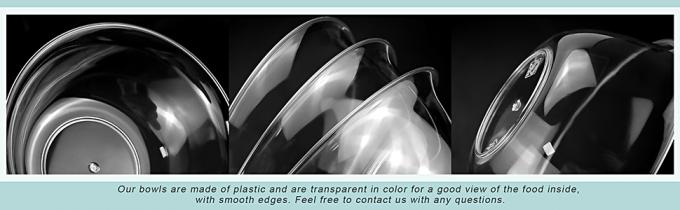 12oz 9oz 6oz Hard Plastic Bowls, Clear Salad Bowl Disposable Soup Ice Cream Candy Serving Bowls Wedding Birthday 2