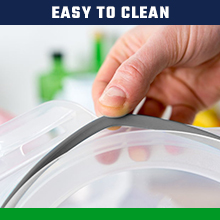 Hard Plastic Food Storage Containers With Lids Airtight-85 OZ To Sauces Box, Stackable Kitchen Bowls Set Meal Prep 5