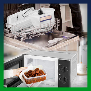 Hard Plastic Food Storage Containers With Lids Airtight-85 OZ To Sauces Box, Stackable Kitchen Bowls Set Meal Prep 8