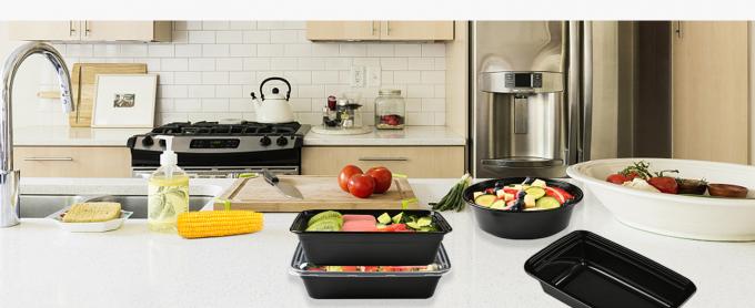 38oz Meal Prep Containers 24 Pack 1 Compartment With Lids, Food Storage Bento Stackable Reusable Lunch Boxes 0