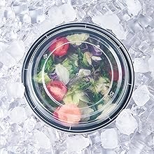 38 Oz 32oz 24oz Lunch Plan Box Disposable Take Out Bowls Black BPA Free Reusable Durable Stackable Microwave Freezer 3