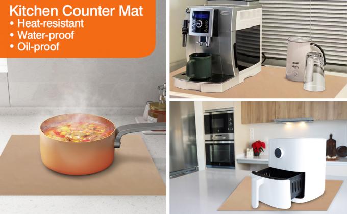 Silicone Baking Mat Roll -16IN X 10FT Non Stick Heat Resistant Food Grade Baking Mats, Reusable Freeze Dryer Mat 2