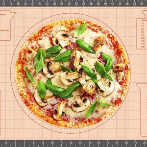 silicon baking mat for rolling out dough,pie pizza mat